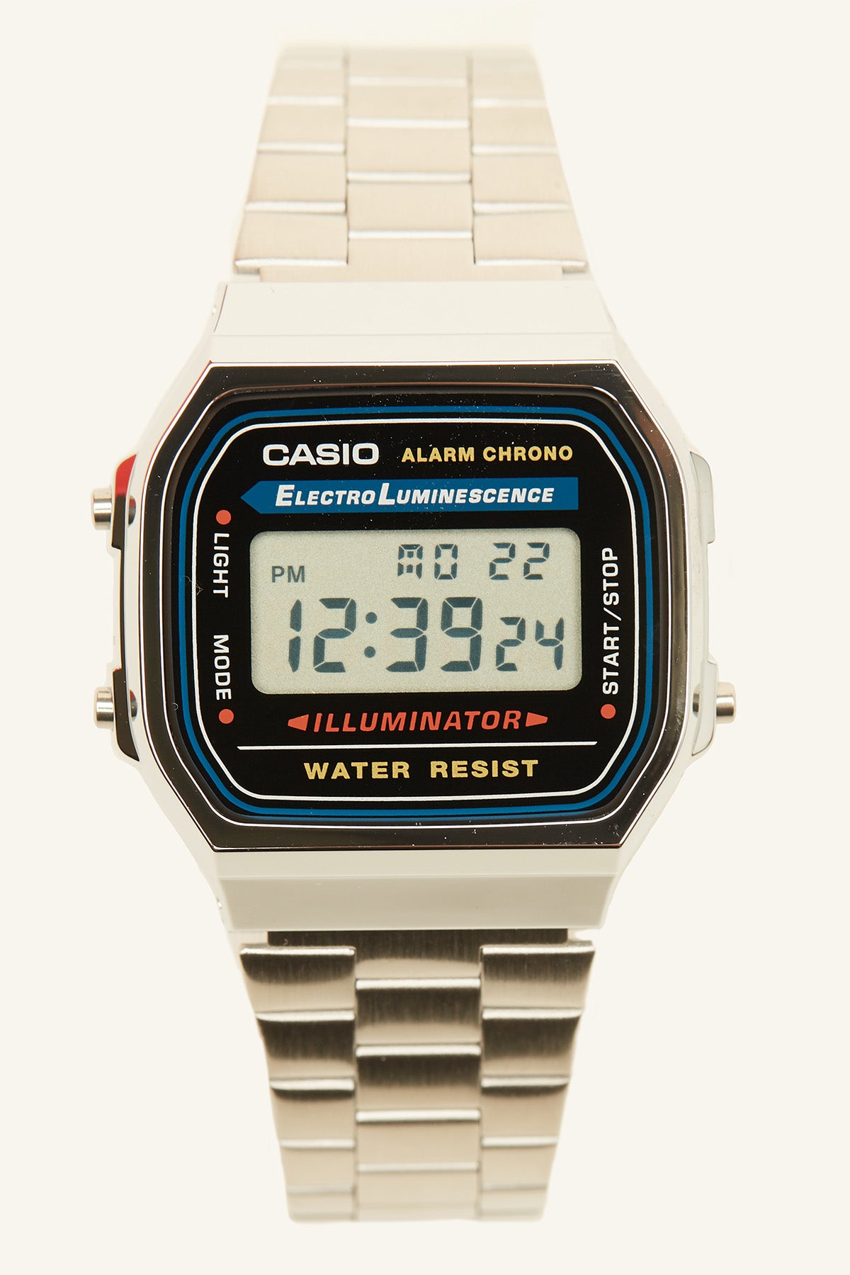 Casio A168WA-1 Silver/Black – Universal Store