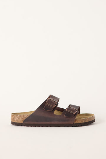 Birkenstock Mens Arizona Oiled Leather Regular Habana