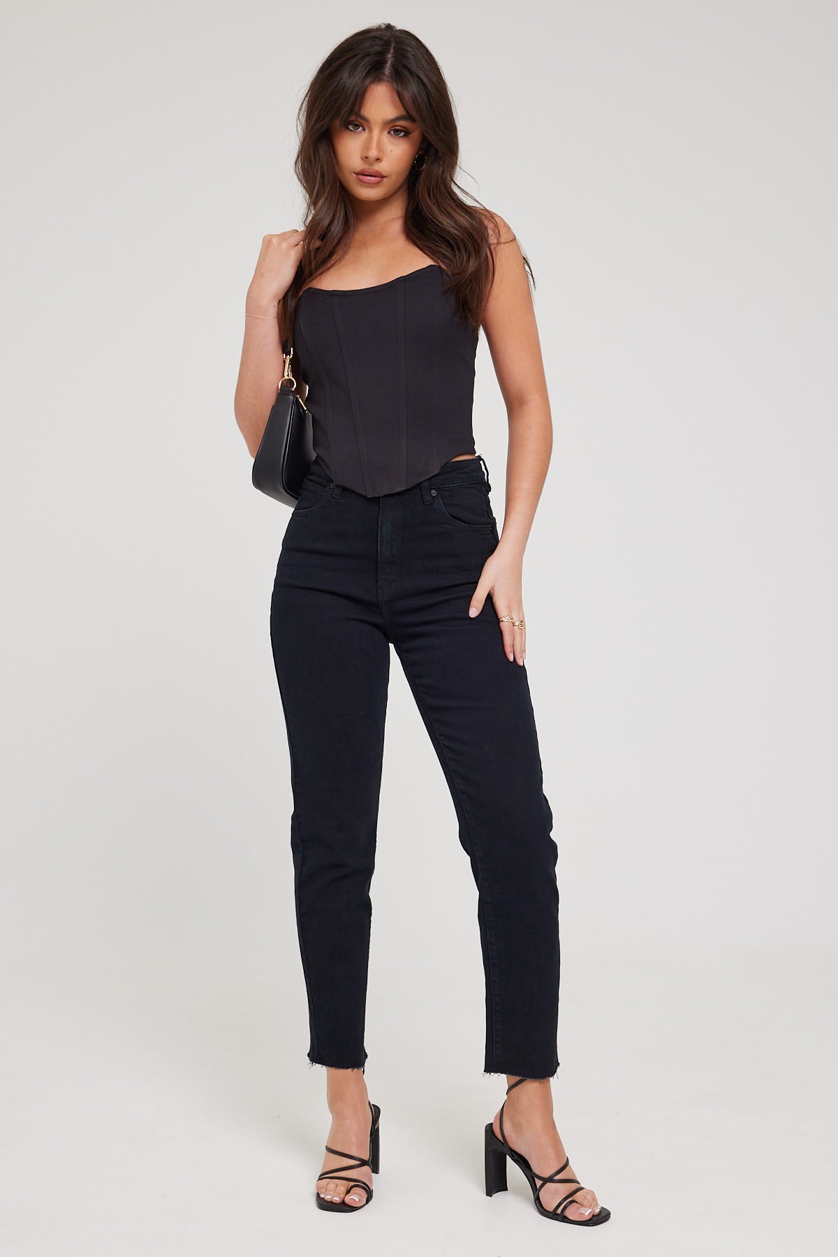 Abrand A 94 High Waisted Slim Jean Dead of Night
