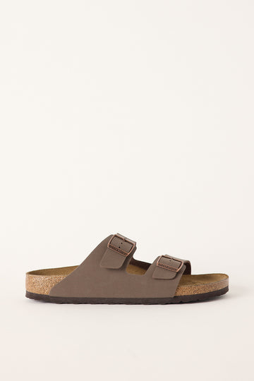 Birkenstock Mens Arizona BirkiBuc Narrow Mocca