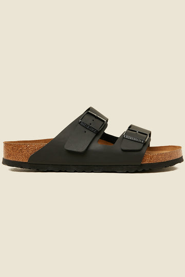 Birkenstock Mens Arizona Birko-Flor Soft Footbed Regular Black