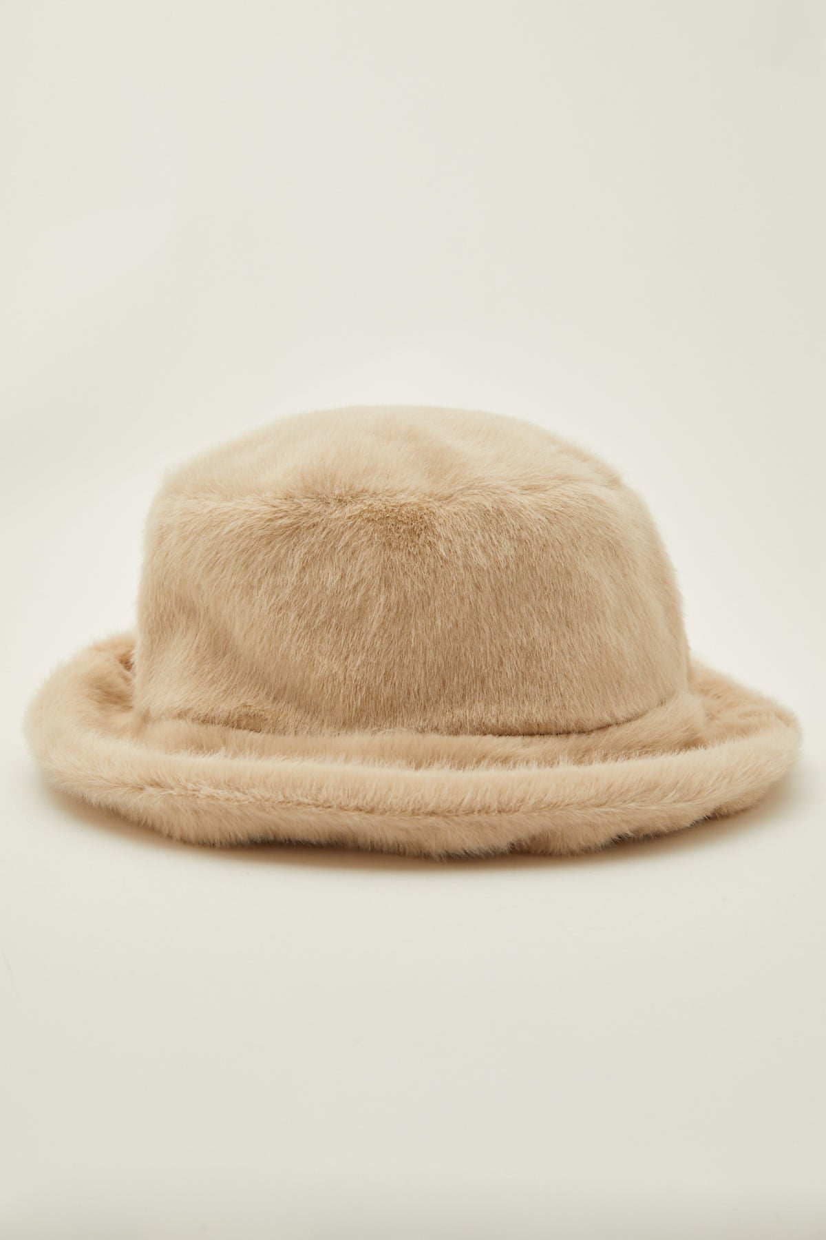 Token Fluffy Bucket Hat Nude