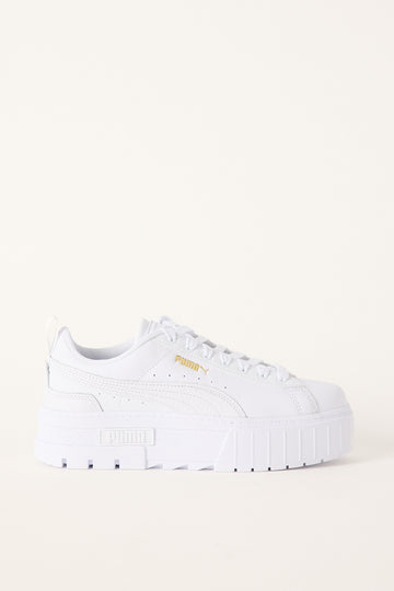 Puma Womens Mayze Sneaker Classic White