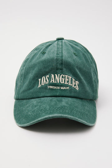 Token Washed Los Angeles Cap Green