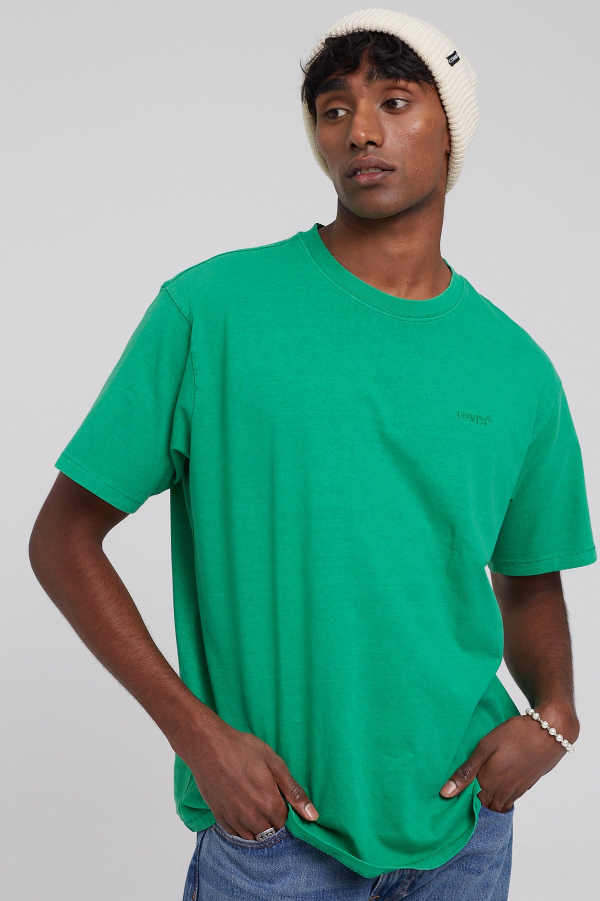 Champion Red Tab Vintage Tee Jelly Been Green
