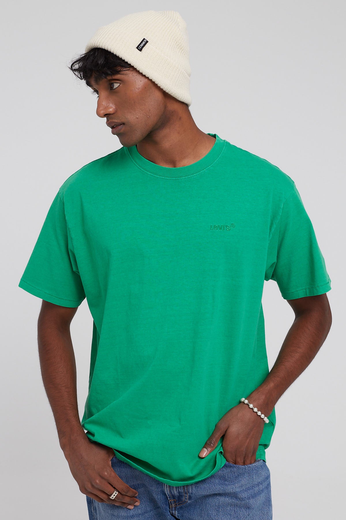 Champion Red Tab Vintage Tee Jelly Been Green