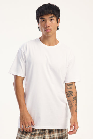 As Colour Staple Organic Tee White