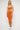 Perfect Stranger Over Time Crochet Knit Midi Skirt Orange