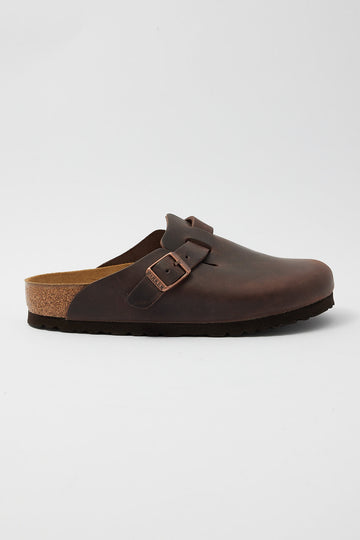 Birkenstock Womens Boston Oiled Leather Habana