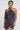 Perfect Stranger Tie Front Corset Mini Dress Charcoal