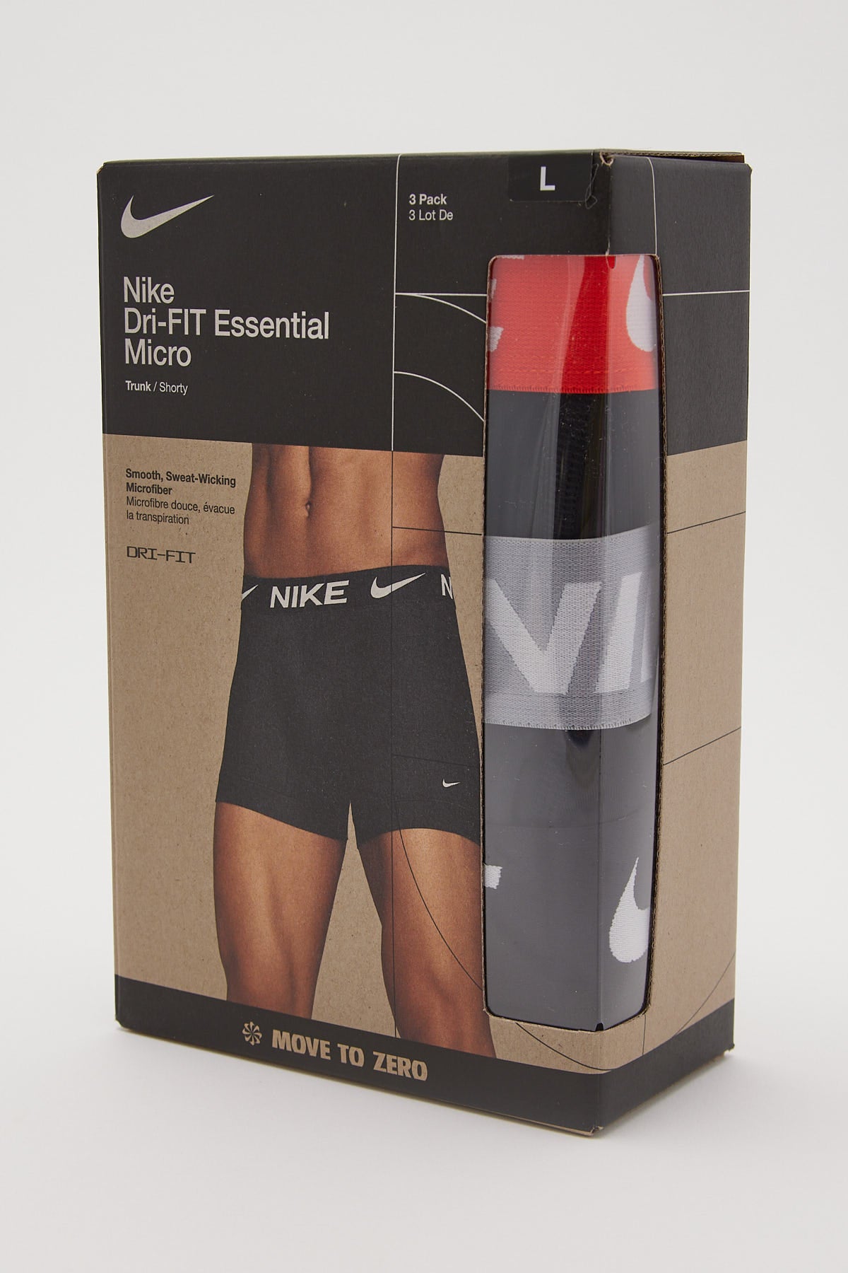 Nike Underwear Essential Micro Trunk 3pk Black