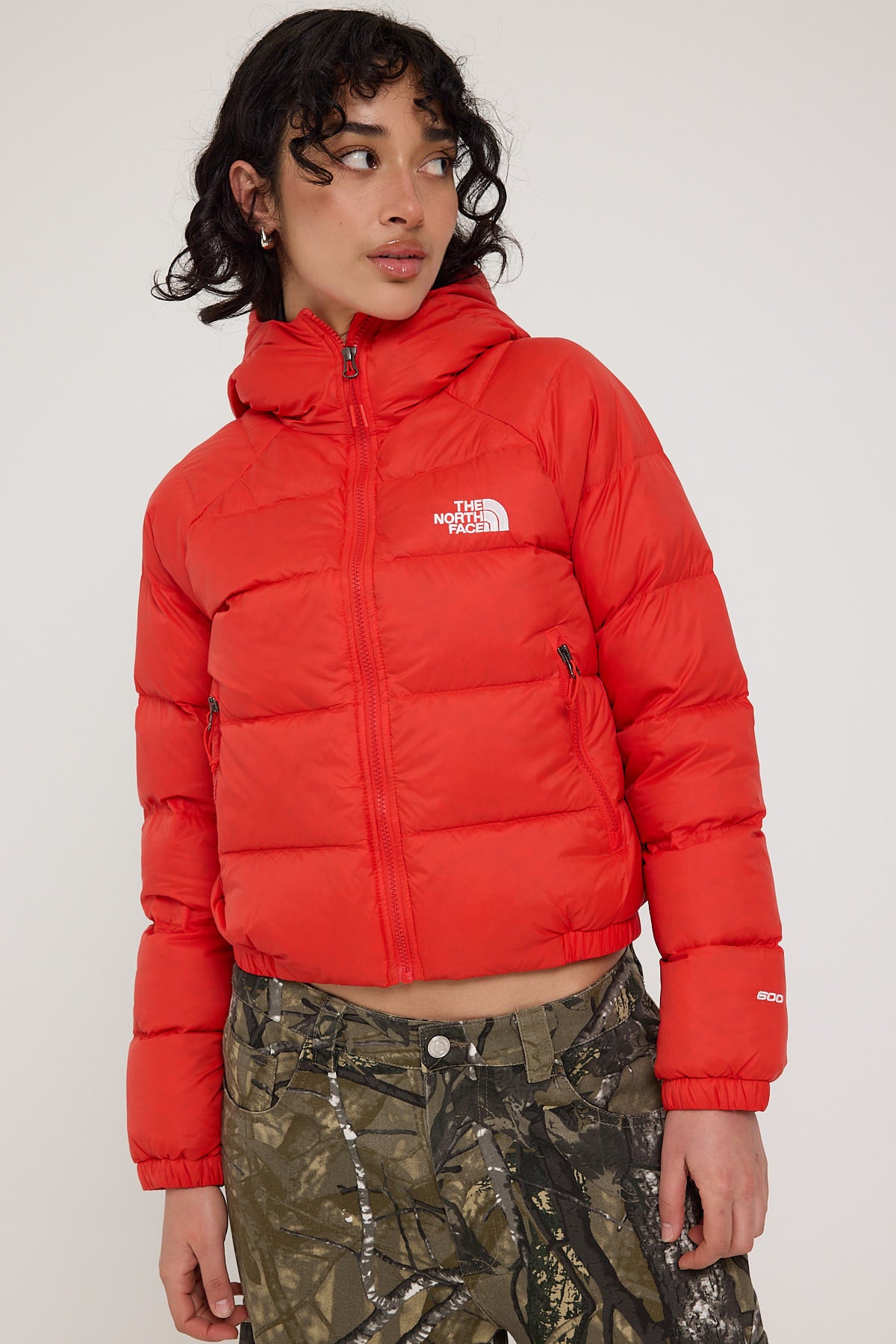 The North Face Women's Hydrenalite Down Hoodie Fiery Red
