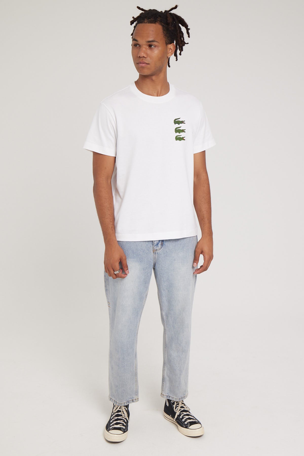 Lacoste Holiday Icons 3 Croc T-Shirt White