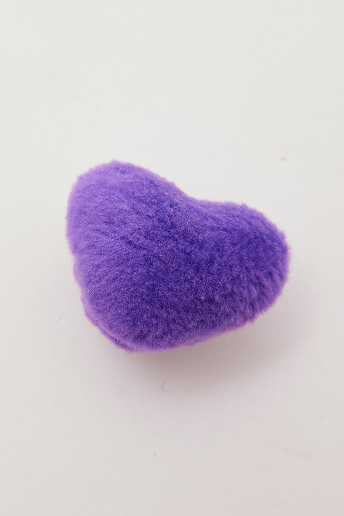 Crocs Fuzzy Heart Jibbitz Purple