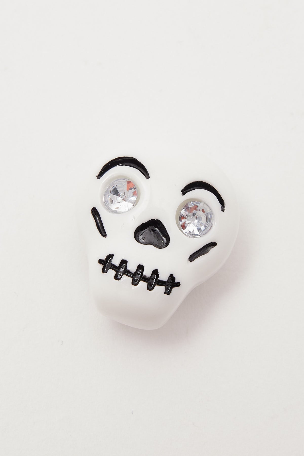 Crocs Hopeless Romantic Skull Silver Jibbitz Universal Store