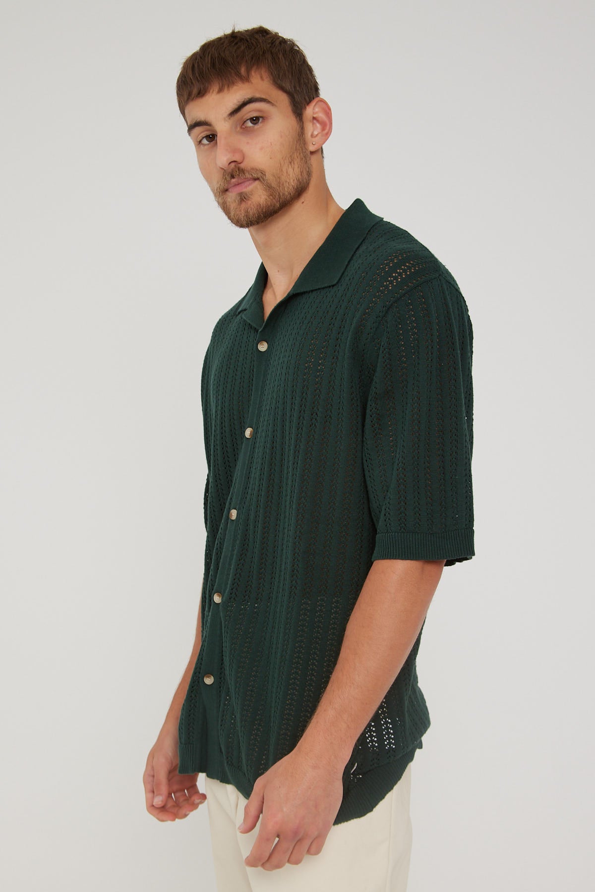 Rolla's Bowler Knit Shirt Thyme