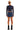 Jgr & Stn Kelsey Low Rise Mini Skirt Charcoal Blue Print