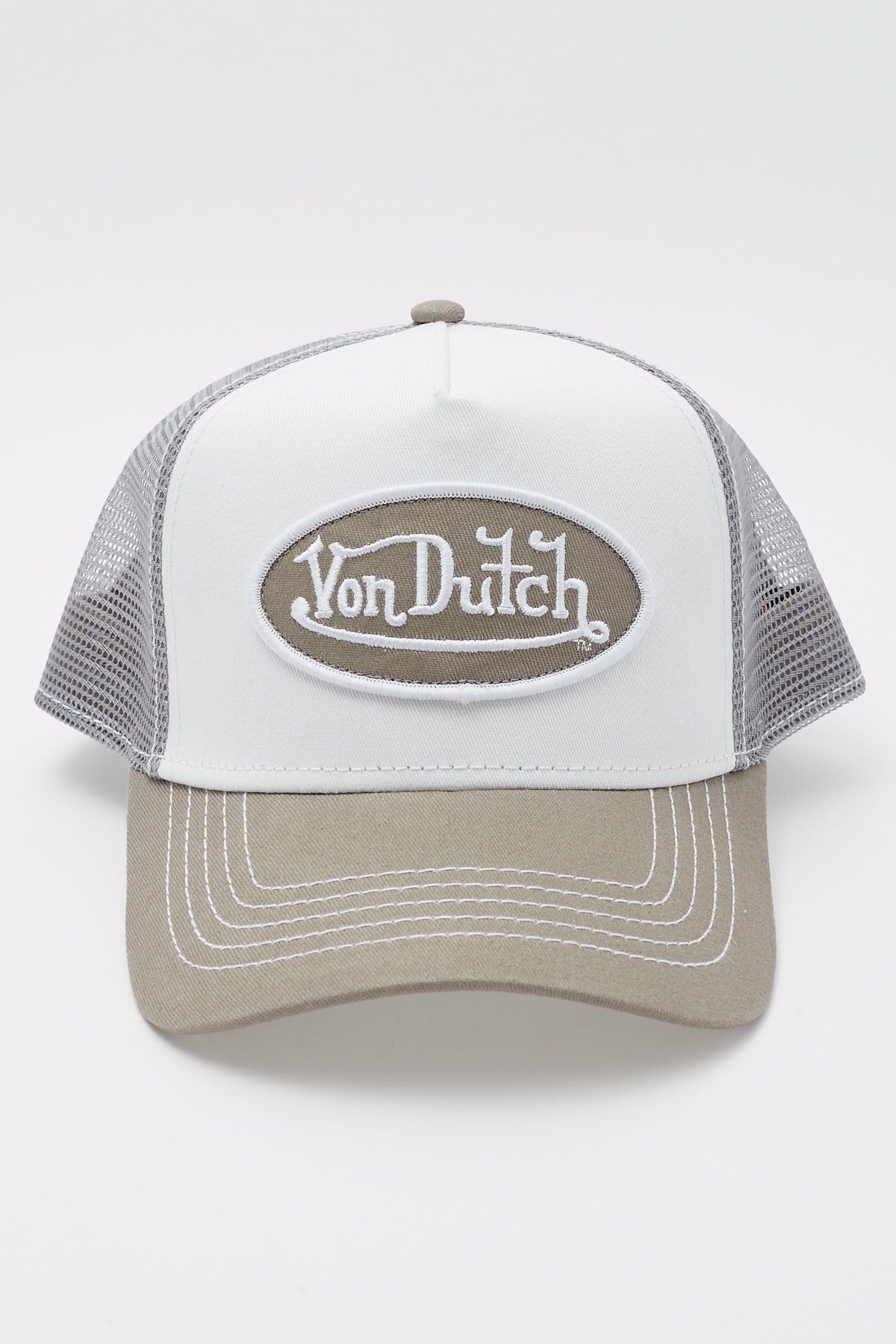 Von Dutch Grey & White Trucker White/Grey – Universal Store