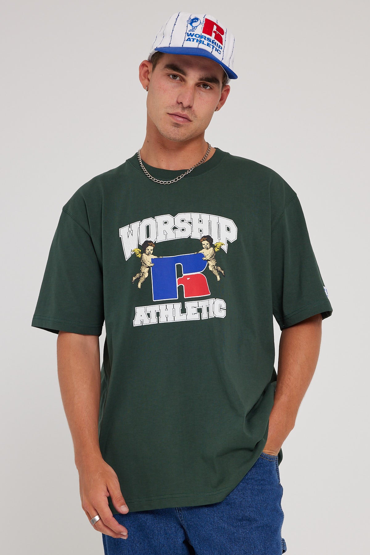 Worship Groundskeeper Tee Sycamore Green
