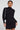 Perfect Stranger Long Sleeve Mock Mini Dress Black