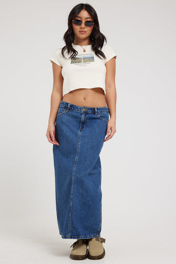 Thrills Frankie Skirt Rinsed Blues Rinsed Blues