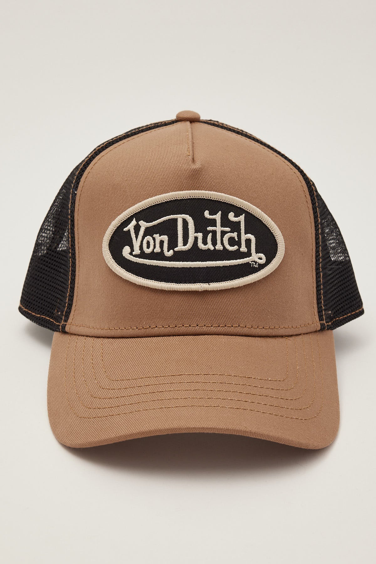 Von Dutch Taupe and Black Trucker Taupe/Black