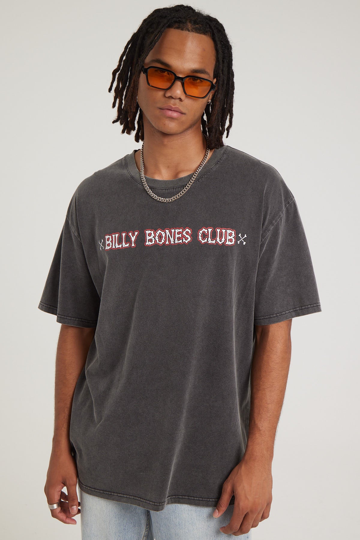 Billy Bones Club Clubx Tee Washed Black Washed Black