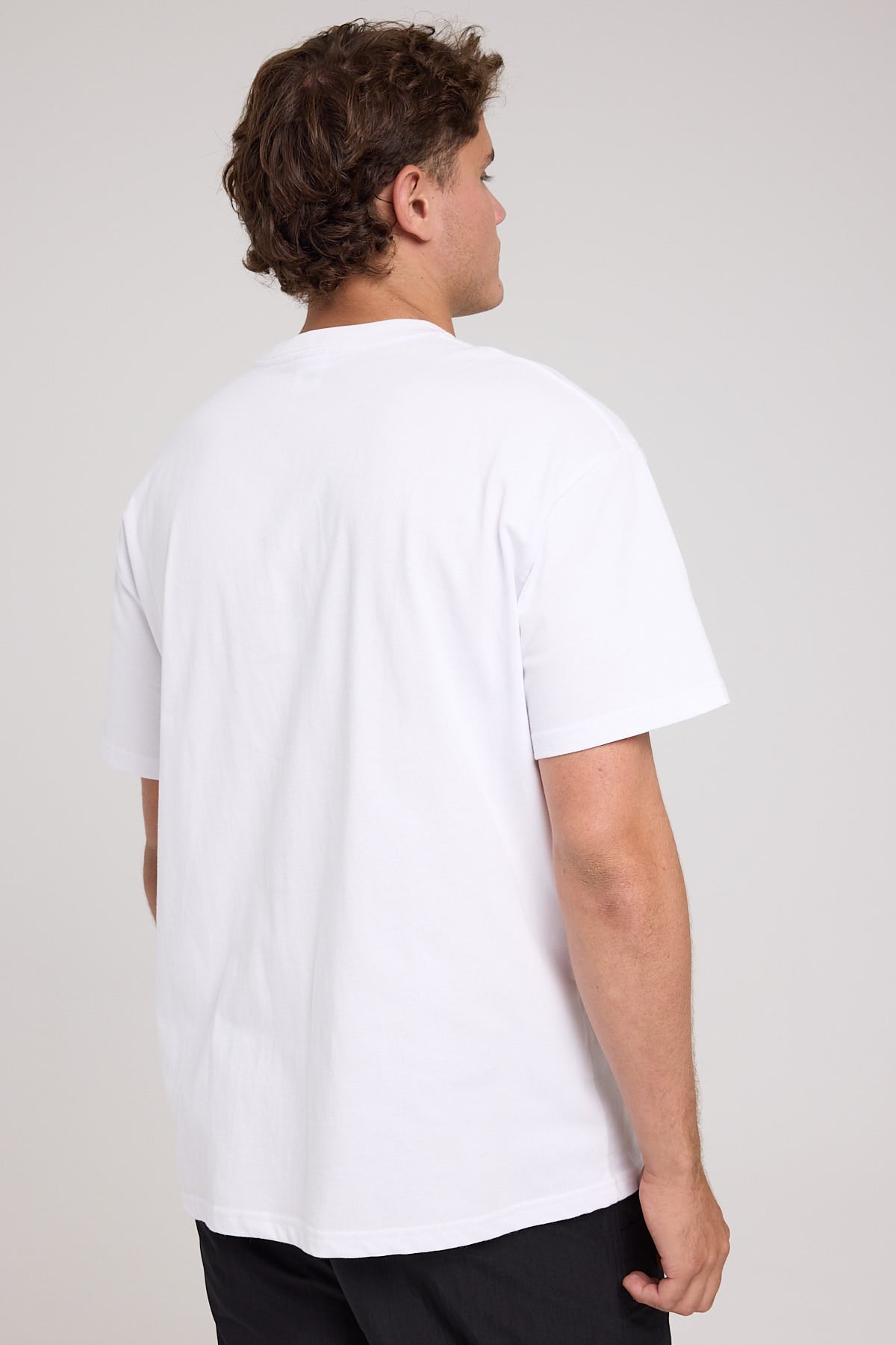 Xlarge Pool SS Tee Solid White Solid White