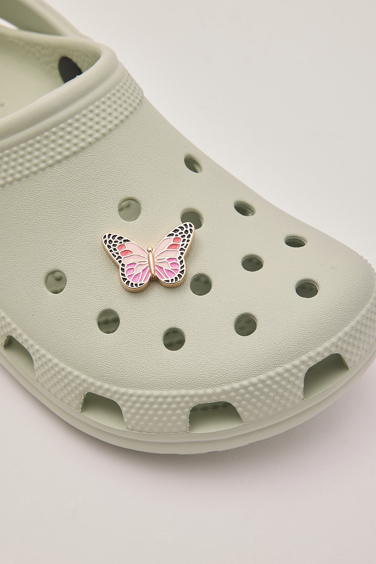 Crocs Pink Elev Clrful Butterfly Jibbitz Pink