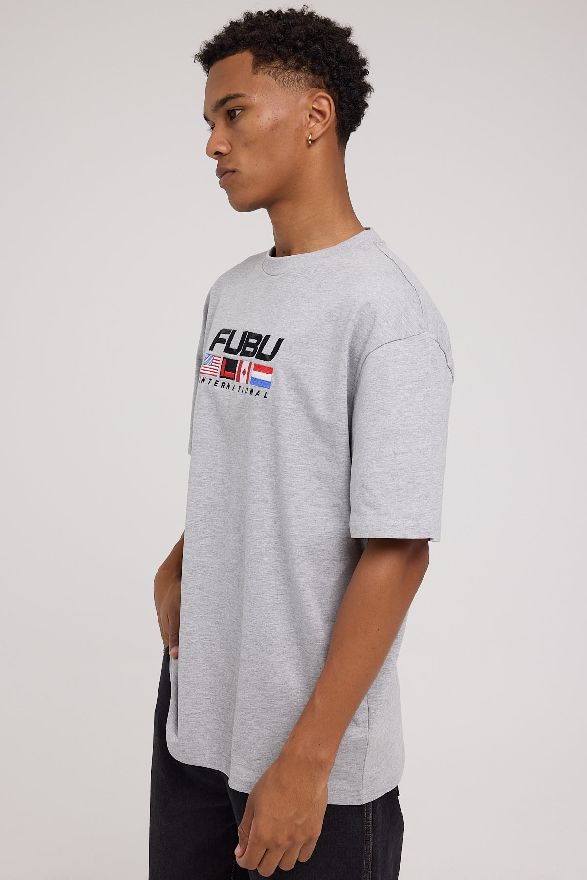 Fubu Corporate Intnl T-Shirt Grey