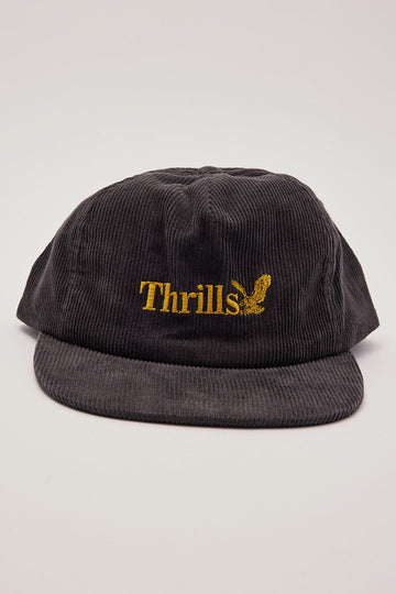 Thrills Thrills Workwear 5 Panel Cap Dark Charcoal