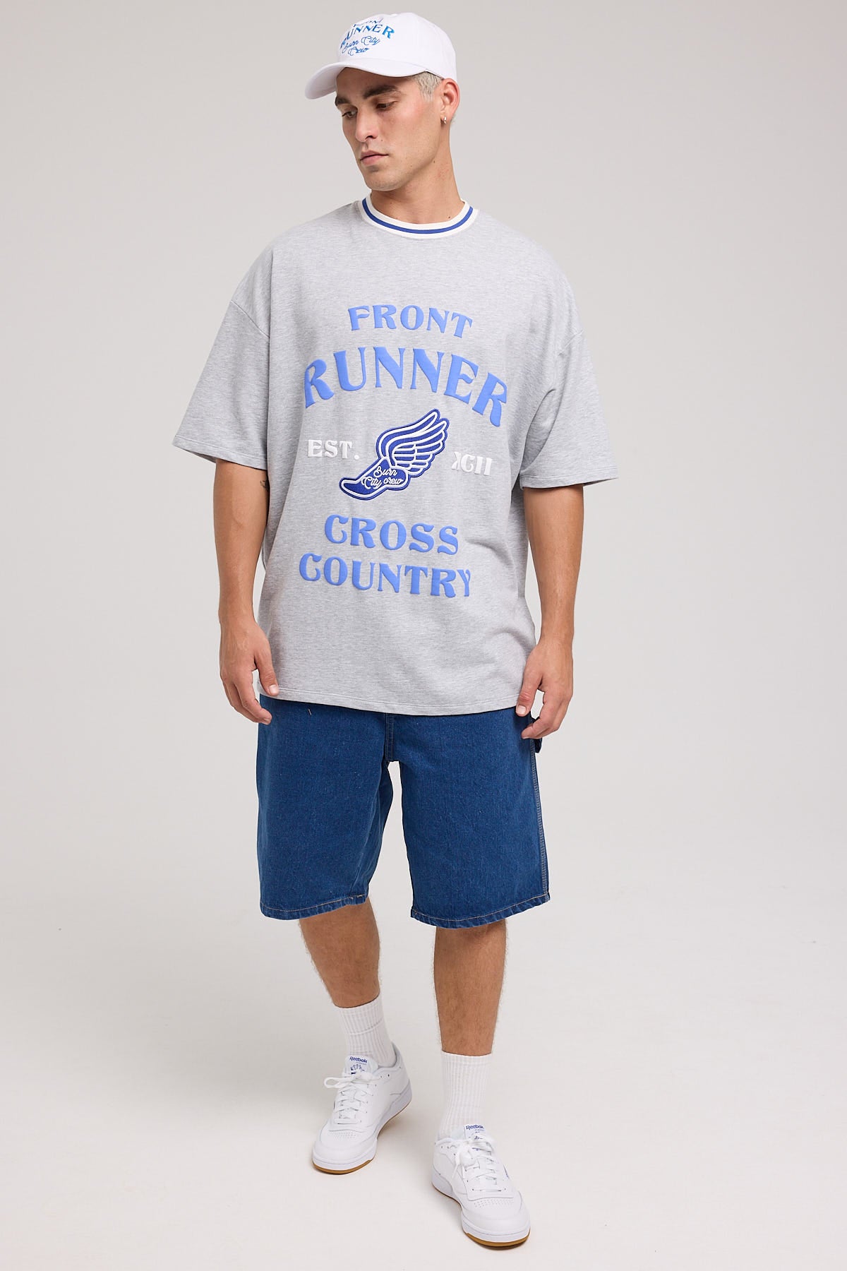 Front Runner Cross Country Tee Grey Marle