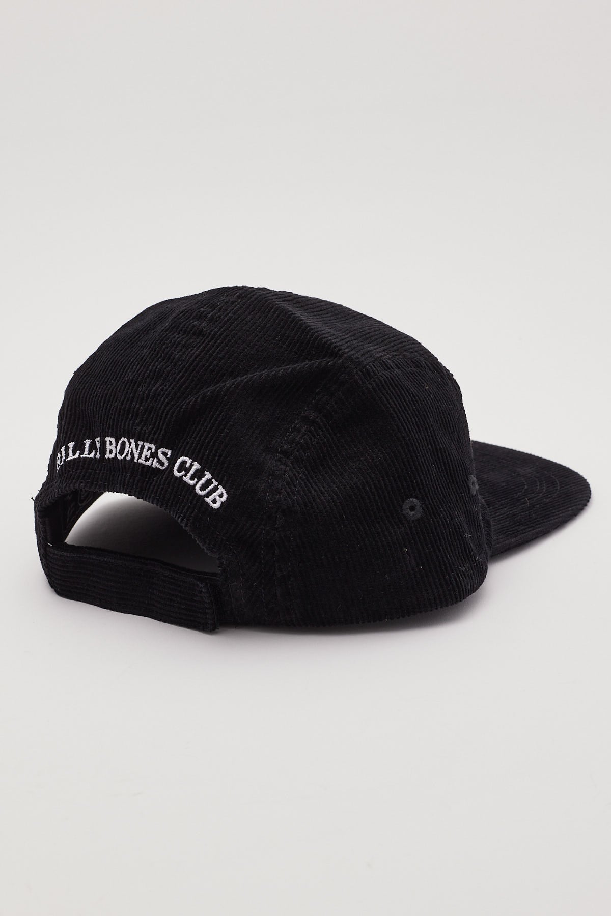 Billy Bones Club Squiggle Cord 5 Panel Cap Washed Black