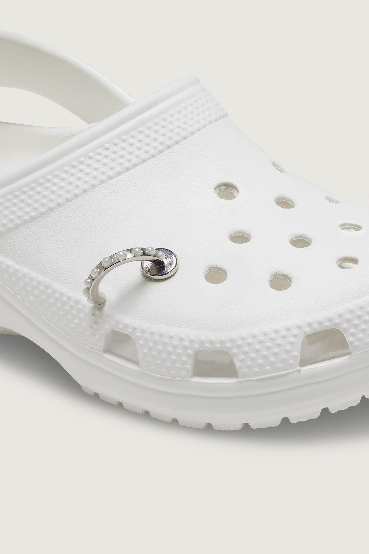 Crocs Studded Silver Piercing