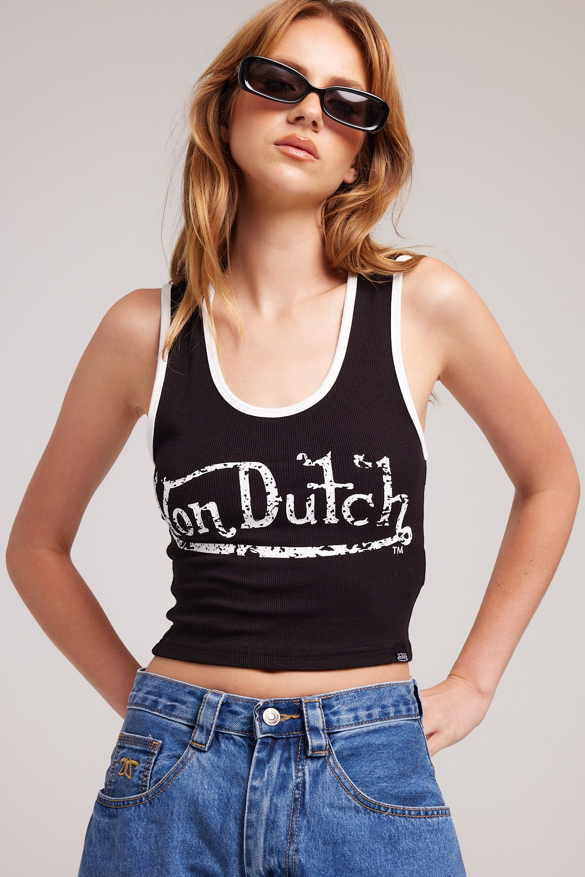 Von Dutch Womens Vest Black