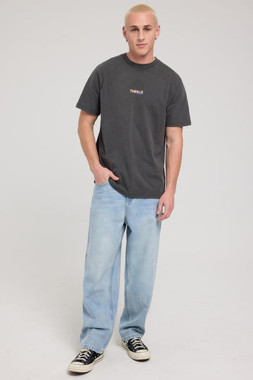 Thrills Big Slacker Jean Ash Blue