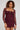 Perfect Stranger Keighley L/S Mesh Mini Dress Burgundy