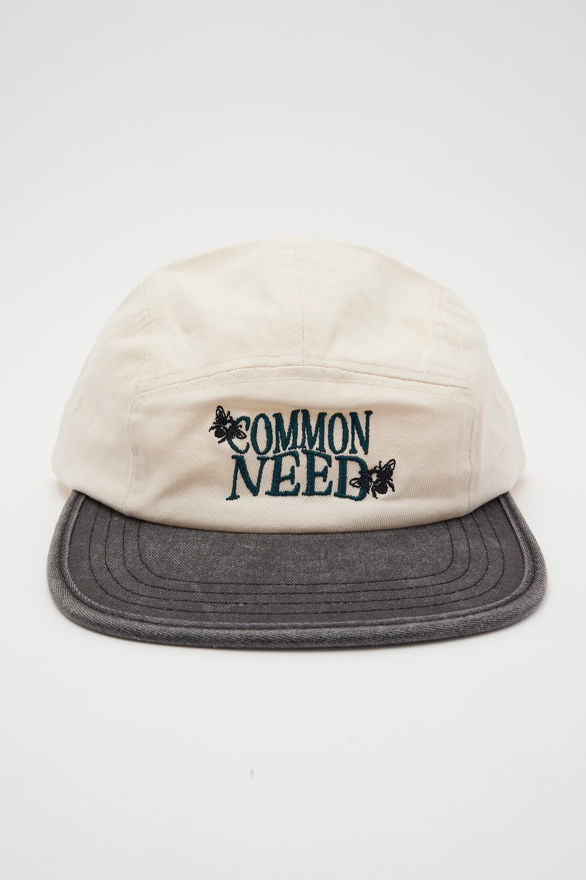 Common Need Buzz 5 Panel Cap Washed Black