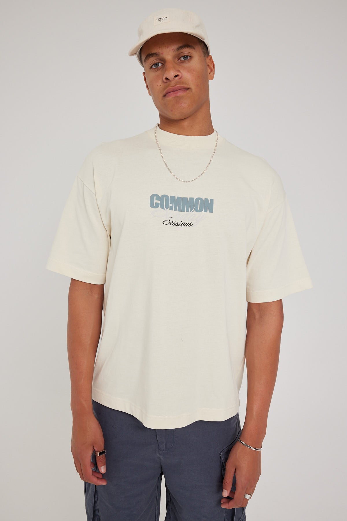 Common Need Session Easy Tee White