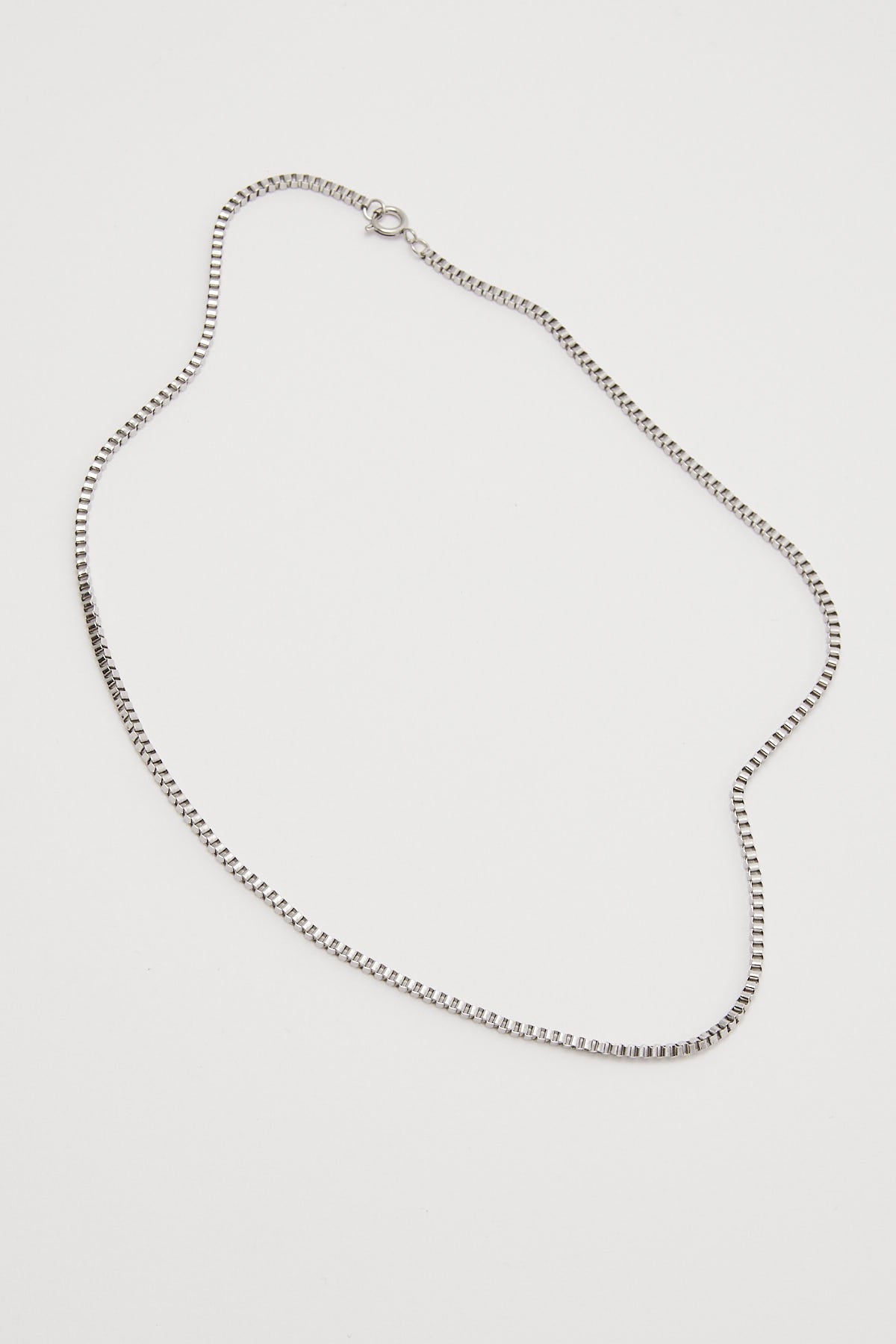 Common Need Box Chain Necklace Stainless Steel