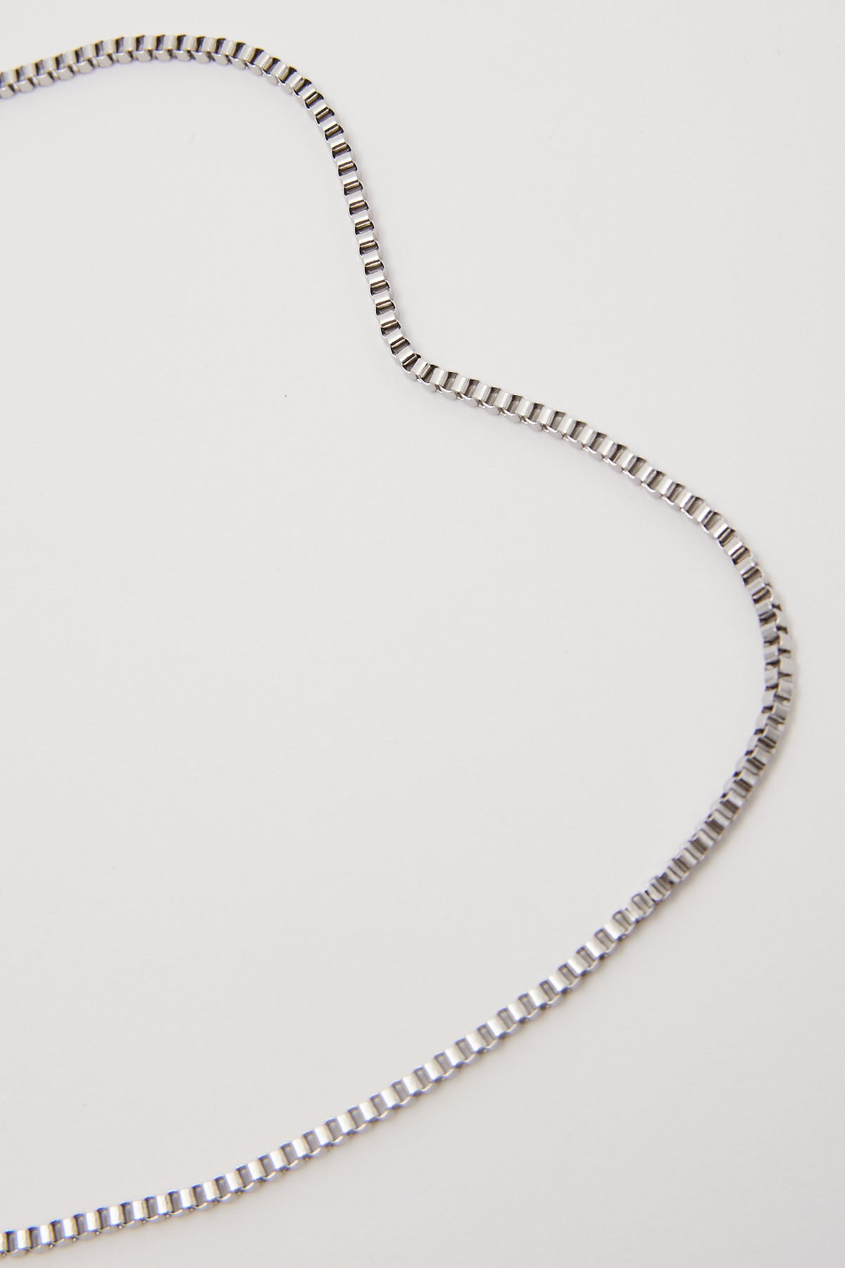 Common Need Box Chain Necklace Stainless Steel