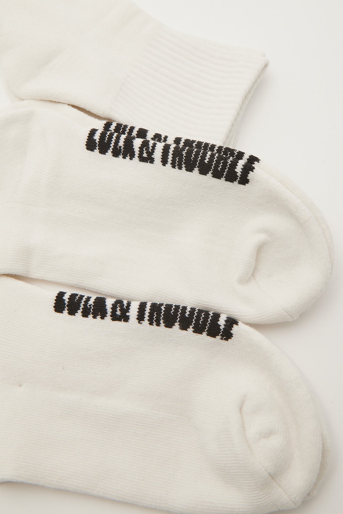 Luck & Trouble Essential Quarter Crew Sock 3 Pack White