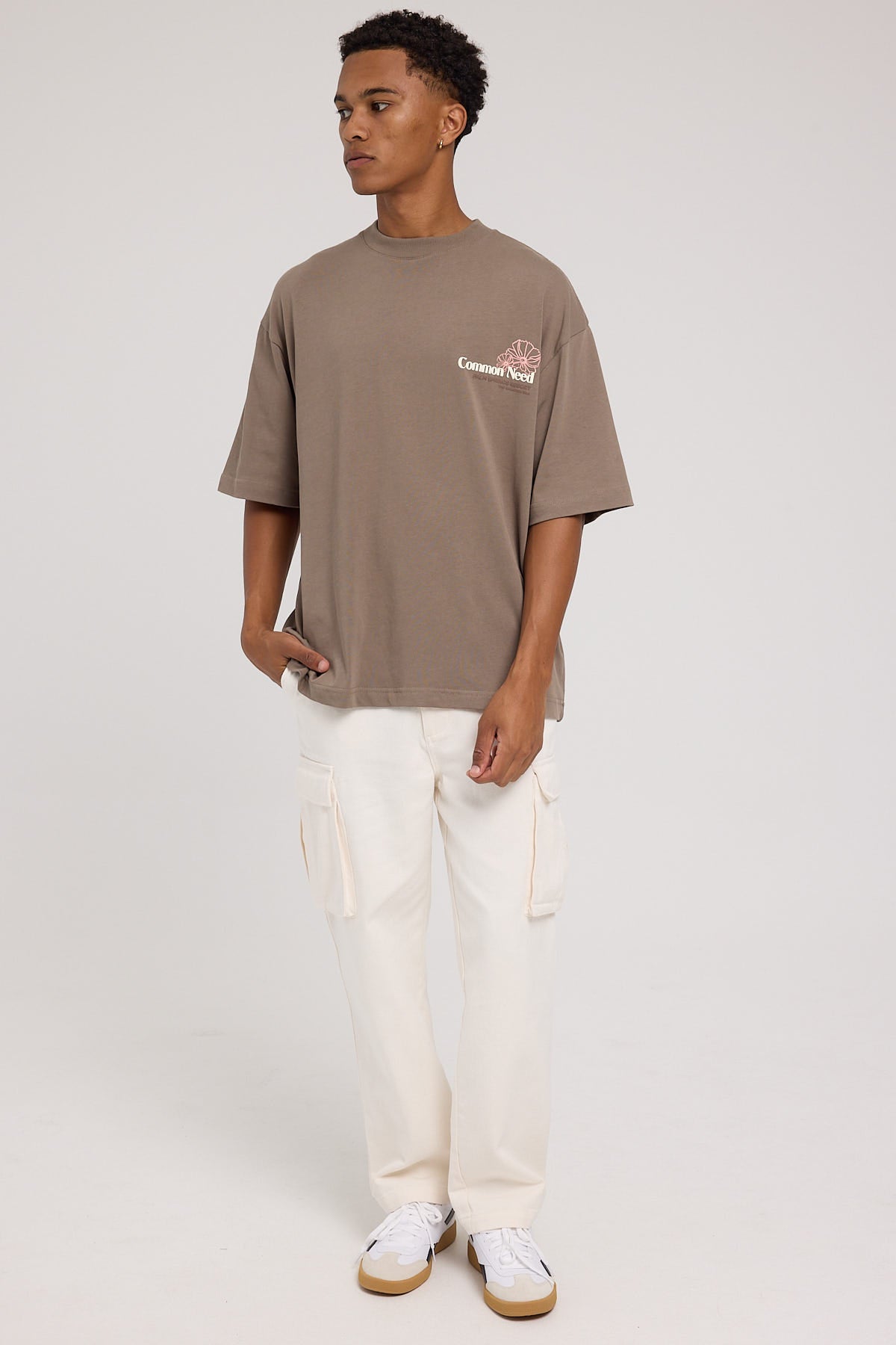 Common Need Vacation Easy Tee Brown