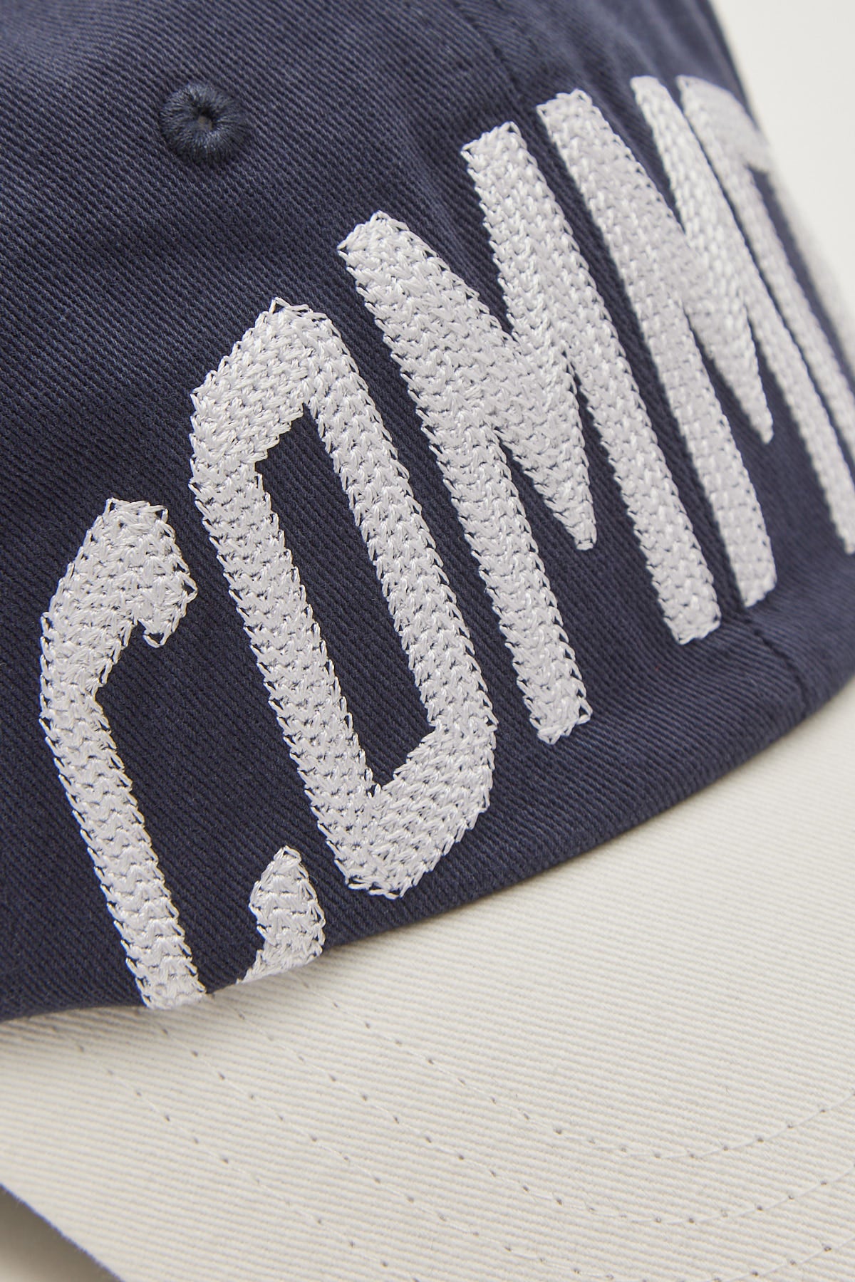 Common Need College Two Tone Dad Cap Navy/White