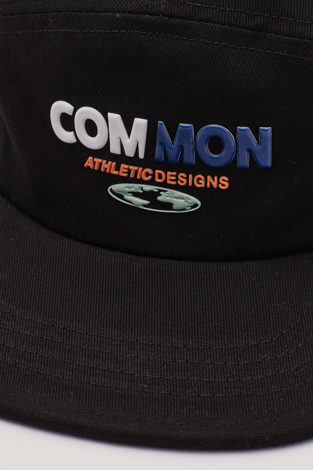 Common Need Cosmo 5 Panel Cap Washed Black