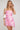 Luck & Trouble Carnation Fairy Recycled Mini Dress Pink Print