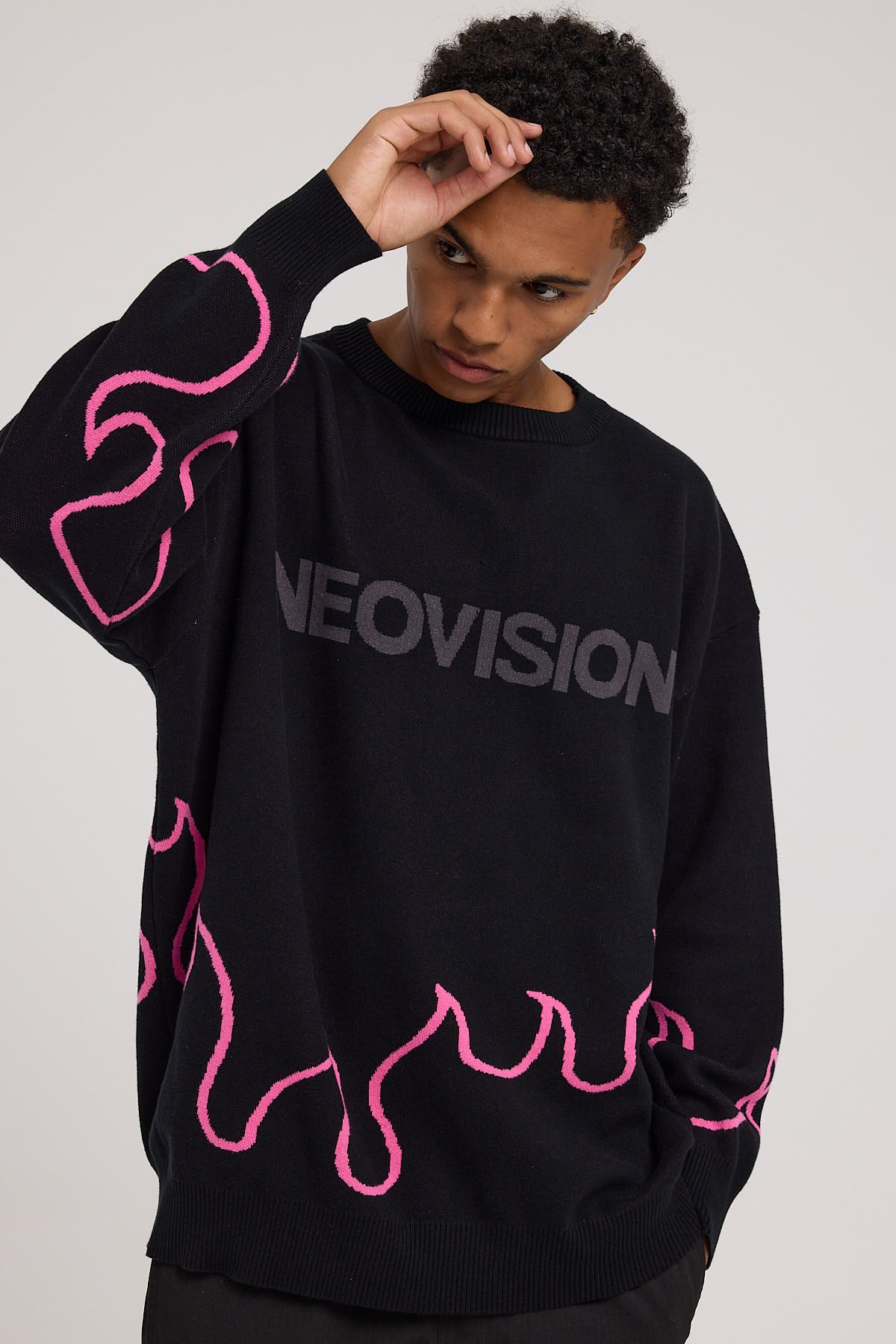 Neovision Inferno Knit Sweater Black