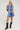 Neovision Tagged Mirror Recycled Mesh Mini Skirt Blue Print
