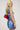 Neovision Tagged Mirror Recycled Mesh Mini Skirt Blue Print