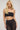 Luck & Trouble Flashy Glitter Strapless Bandeau Black